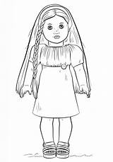 Coloring Doll American Pages Girl Printable Julie Girls Dolls Sheets Baby Colouring Kids Print Rebecca Printables Kit Supercoloring Mckenna Crafts sketch template