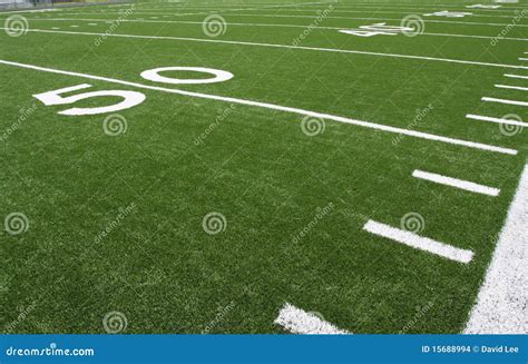 american football field yard lines stock images image