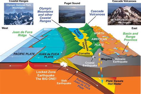 convergent plate boundariessubduction zones geology  national park service