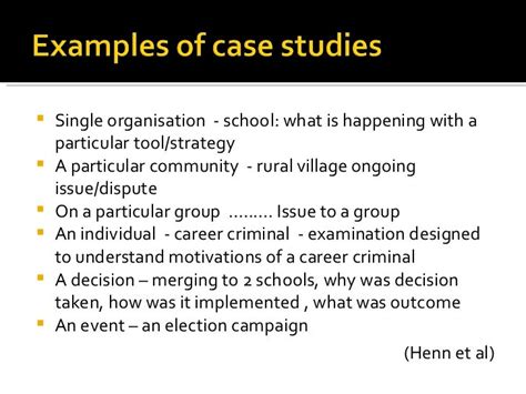 case study  research case study research
