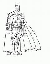 Batman Coloring Pages Knight Dark Library Clipart Superhero sketch template