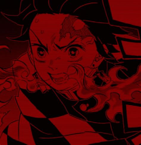 tanjiro red icon red icons cute anime pics anime