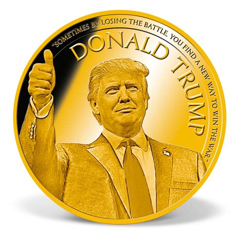 donald trump  america great  commemorative coin set gold layered gold american mint