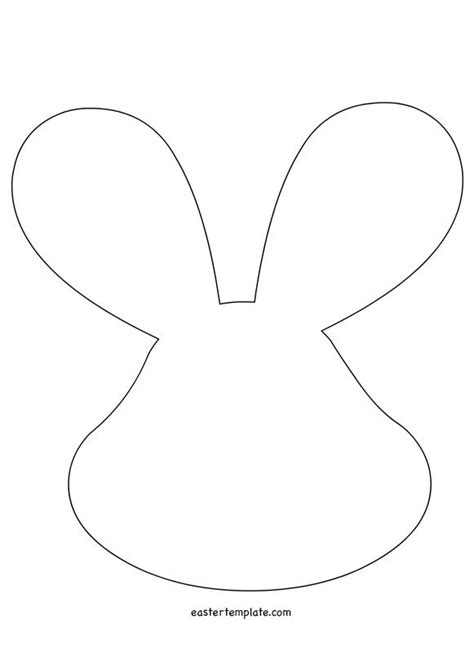 easter bunny face pattern easter template bunny face easter