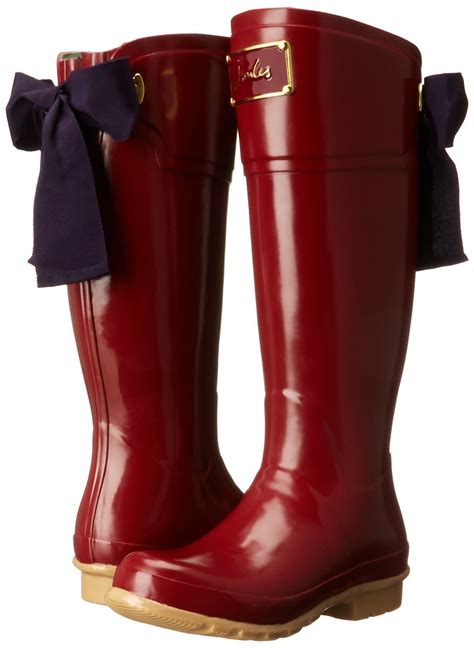 love  joules rainboots  bow detailing cute rain boots cute shoes   shoes rubber