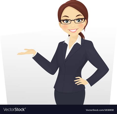 businesswoman royalty free vector image vectorstock