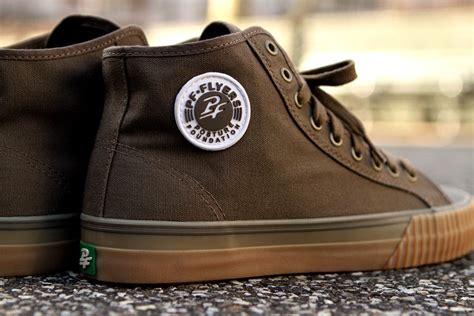 pf flyers center  brown sneakers fashion pf flyers high top sneakers