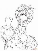 Coloring Pages Bird Big Sesame Street Printable Count Color Von Getcolorings Drawing Silhouettes Popular sketch template