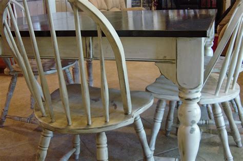 remodelaholic kitchen table refinished  distressed