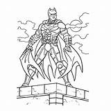 Ausmalbild Kleurplaten Gotham sketch template