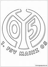 Mainz Pages Fsv Coloring Bundesliga Color Online sketch template
