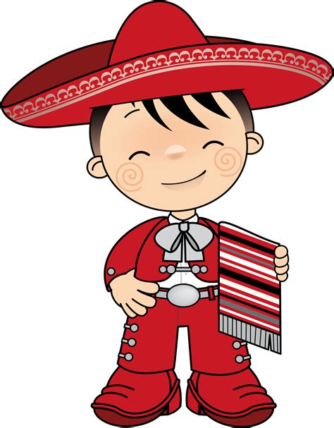 charra drawing mexican picture charro cartoon clipart full size