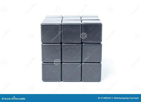 blank rubik cube editorial stock photo image  game