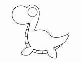 Ness Monster Coloring Coloringcrew sketch template