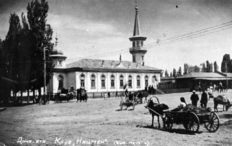 Исчезнувшие здания Алматы Мечеть Здания Фотографии