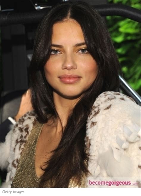 Pictures Adriana Lima Dark Brown Hair Color Adriana