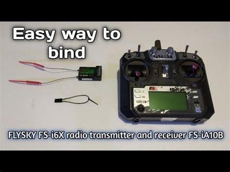 bind flysky radio transmitter  fs iab receiver youtube
