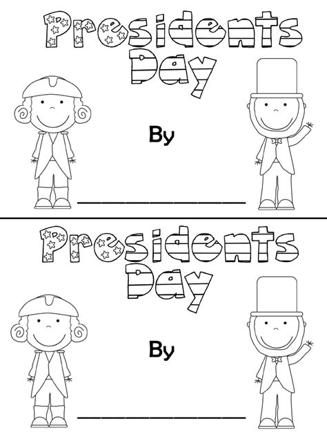 presidents day booklet fun