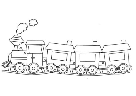 coloring pages train coloring page  kids