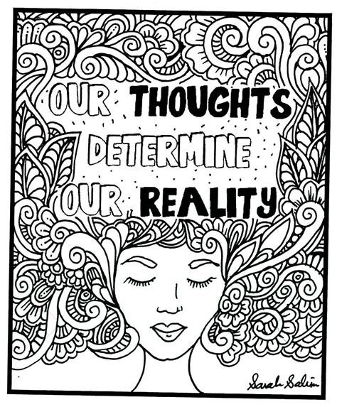 mental health coloring pages printable