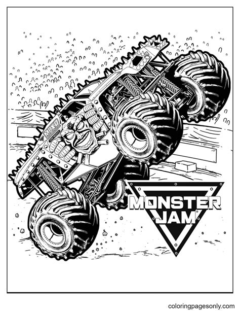 monster truck coloring pages coloring pages  kids  adults