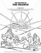 Parable Coloring Pages Getcolorings sketch template
