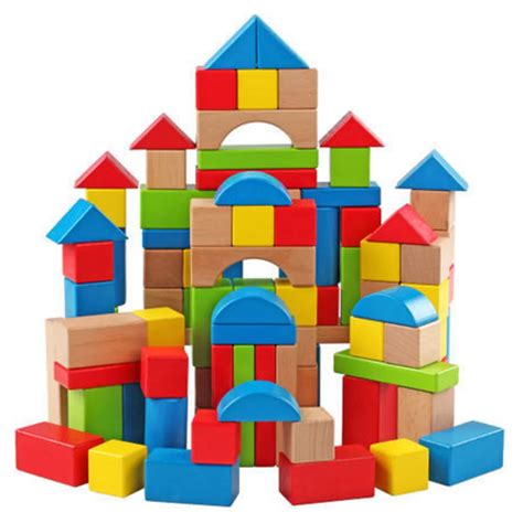nfstrike pcs wooden blocks toys building blocks set game geometrical