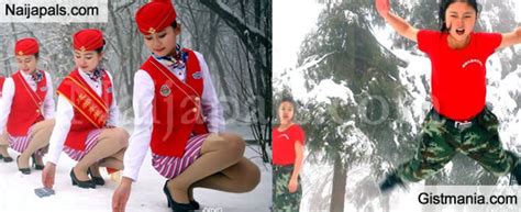 omg see how chinese flight attendant undergo harsh training to deal with bad weather gistmania