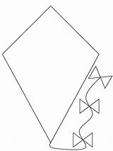Kite Kites Cometa Cometas Dibujar Primeraescuela Ec0 Actividades Juguetes Viento sketch template