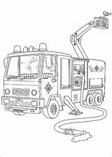 Feuerwehrmann Ausmalbild sketch template