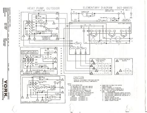 goodman heat pump thermostat wiring diagram  generous york air goodman heat pump wiring