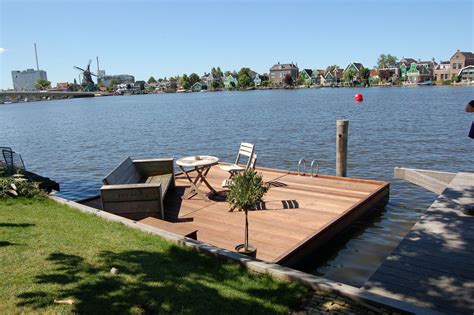 drijvende terrassen havenhout zaanstad