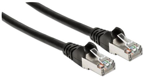 intellinet cata sftp patch cable  ft black