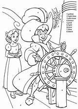 Pan Peter Color Number Coloring Disney Pages Da Bacheca Scegli Una Wendy Numbers Disegni sketch template