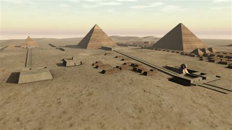 Egypt Panorama Pyramid With High Resolution Pyramids Of