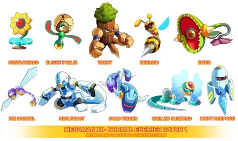 normal enemies batch   ultimatemaverickx  deviantart megamen anime desenhos