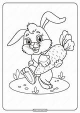 Bunny Carrots Bugs sketch template