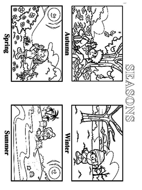 seasons coloring pages