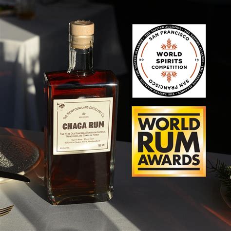 chaga rum is best spiced rum in canada the newfoundland distillery co