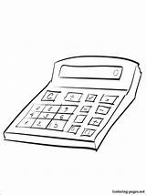 Calculator sketch template