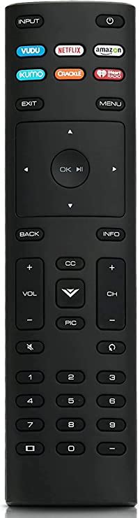 Universal Xrt136 Remote Control Works For All Vizio Smart