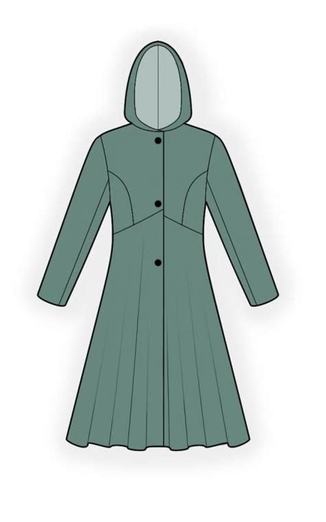 coat sewing pattern     xl    measure sewing