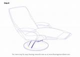 Recliner Drawing sketch template