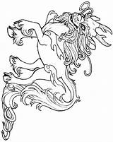 Kirin Unicorn Chinese Coloring Pages Categories sketch template
