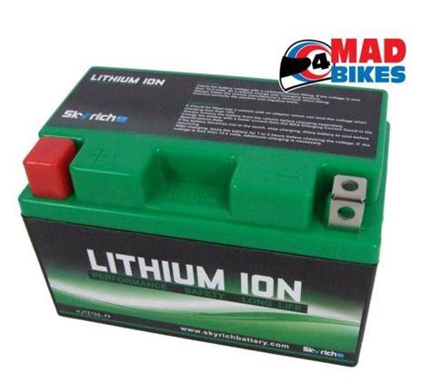 ytzs lithium ion light weight motorcycle battery ebay