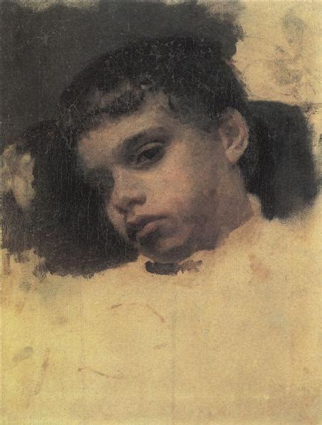Portrait Of Kolya Nikolay Simonovich 1880 Valentin Serov