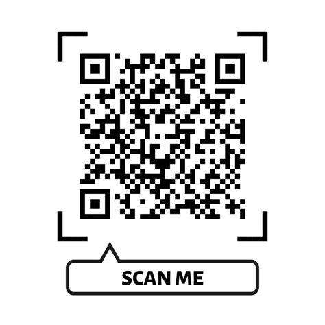 scan  qr code design qr code  payment text transfer  scan  button vector