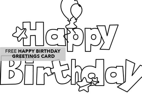 birthday page  coloring page