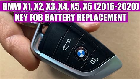 replace change key fob battery  bmw