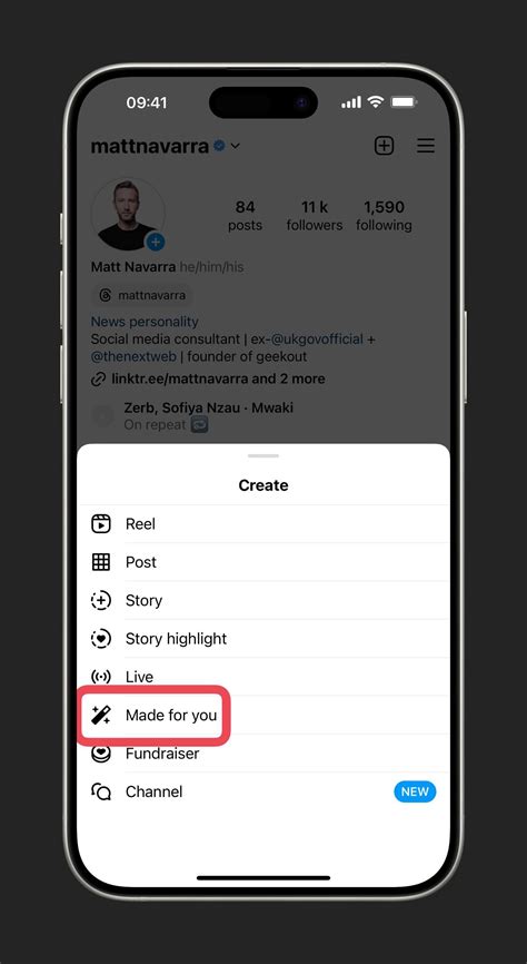 instagram added     reels feature   create menu